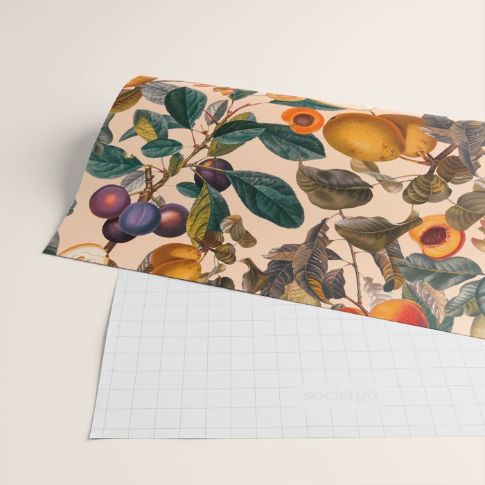 Vintage Fruit Pattern IX Wrapping Paper Gallery Image 2