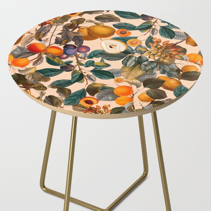 Vintage Fruit Pattern IX Side Table Gallery Image 2