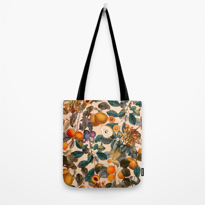 Vintage Fruit Pattern IX Tote Bag Gallery Image 2