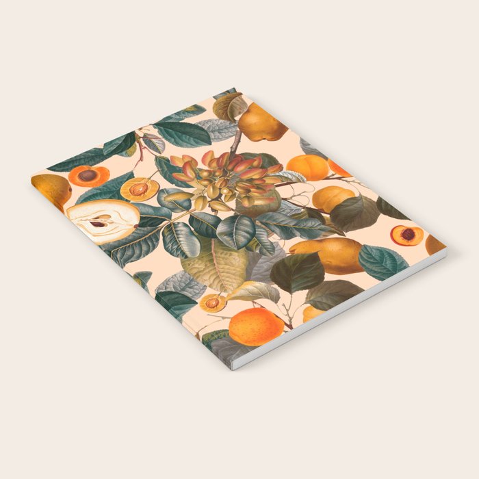 Vintage Fruit Pattern IX Notebook Gallery Image 2