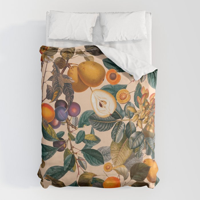Vintage Fruit Pattern IX Duvet Cover Gallery Image 6