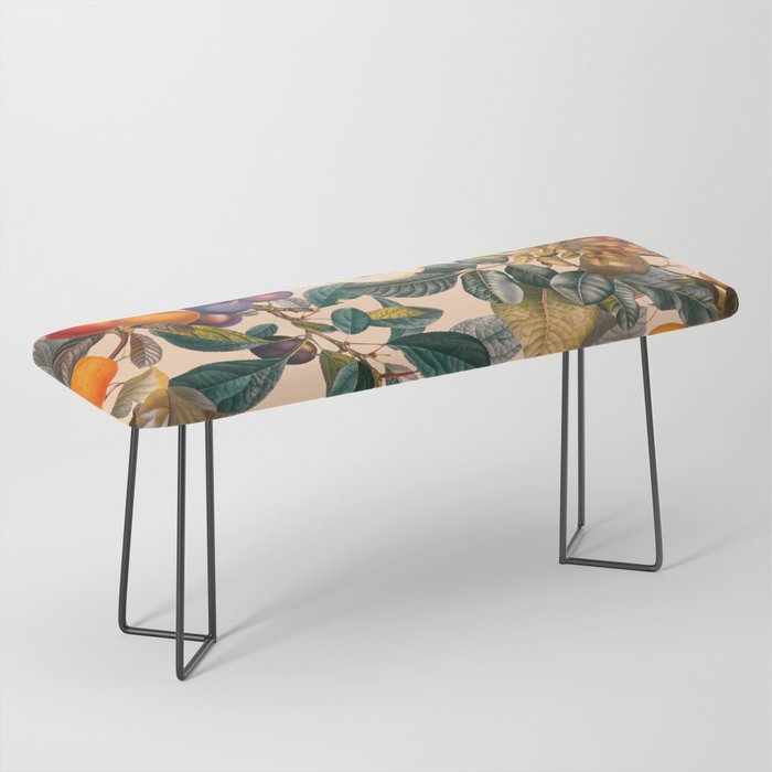 Vintage Fruit Pattern IX Bench Gallery Image 1