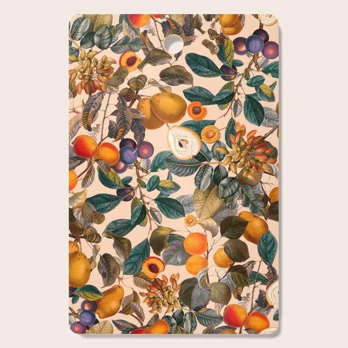 Vintage Fruit Pattern IX Cutting Board Gallery Image 1