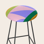Folk Art Color Block  Stool Gallery Image 2
