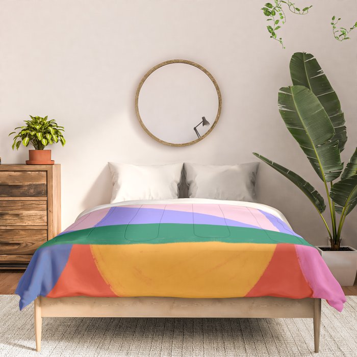 Folk Art Color Block  Comforter Gallery Image 3