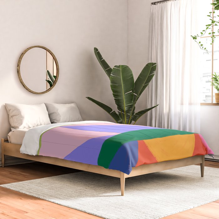Folk Art Color Block  Comforter Gallery Image 2