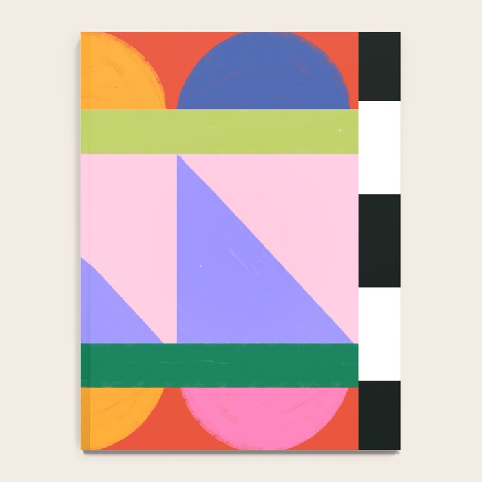 Folk Art Color Block  Notebook Gallery Image 4