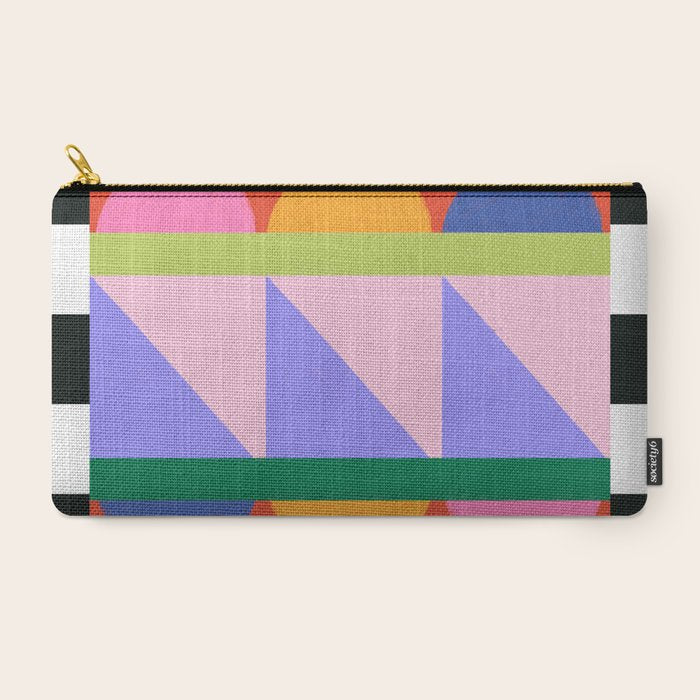 Folk Art Color Block  Carry All Pouch Gallery Image 2