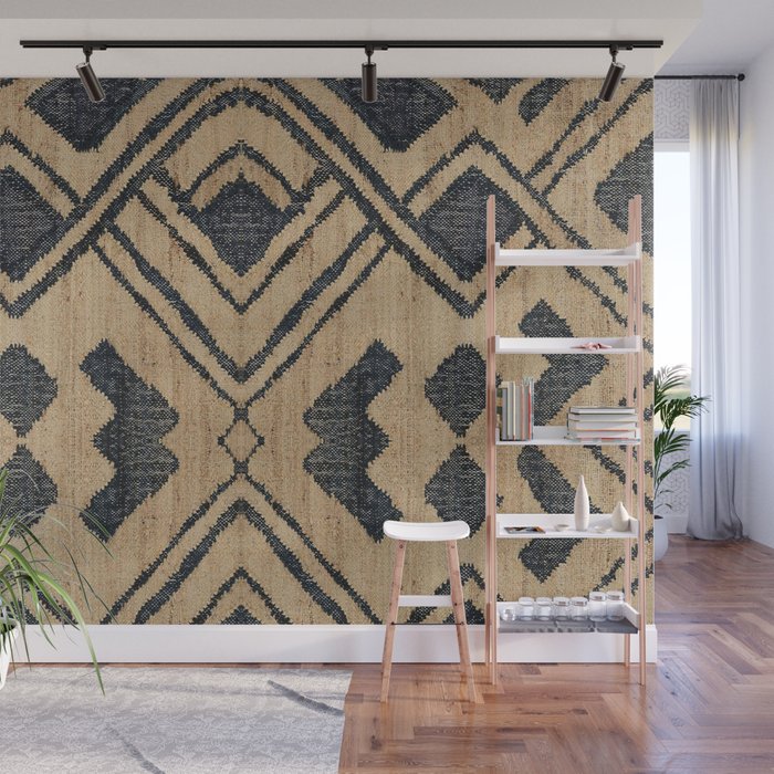 Traditional Moroccan Rug Design Wall Mural Gallery Image 1