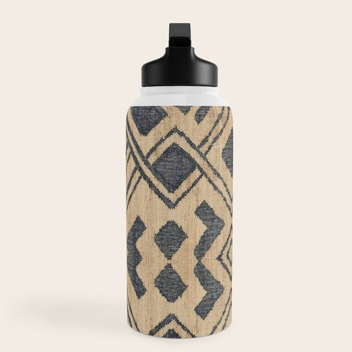 Traditional Moroccan Rug Design Water Bottle Gallery Image 2