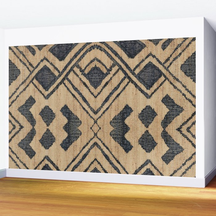Traditional Moroccan Rug Design Wall Mural Gallery Image 2