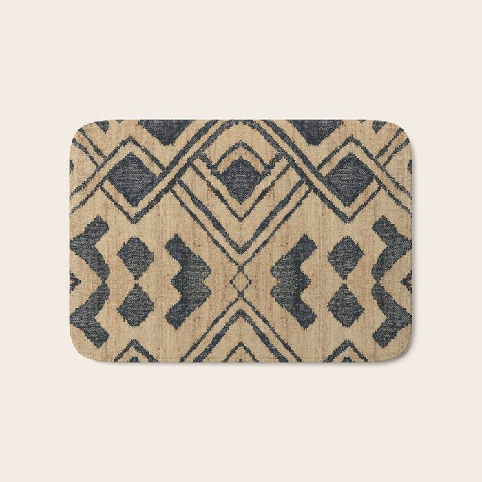 Traditional Moroccan Rug Design Bath Mat Gallery Image 1