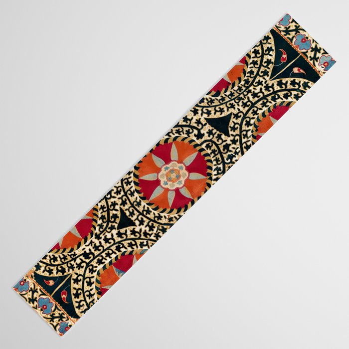 Katti Kurgan Suzani Uzbekistan Embroidery Print Table Runner Gallery Image 3