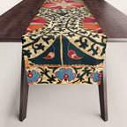 Katti Kurgan Suzani Uzbekistan Embroidery Print Table Runner Gallery Image 1