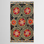 Katti Kurgan Suzani Uzbekistan Embroidery Print Tablecloth Gallery Image 2