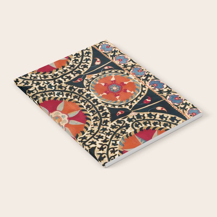 Katti Kurgan Suzani Uzbekistan Embroidery Print Notebook Gallery Image 1