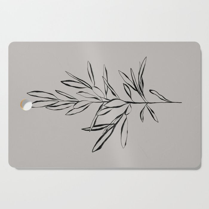 Elegant Olive Branch Cutting Board Gallery Image 1