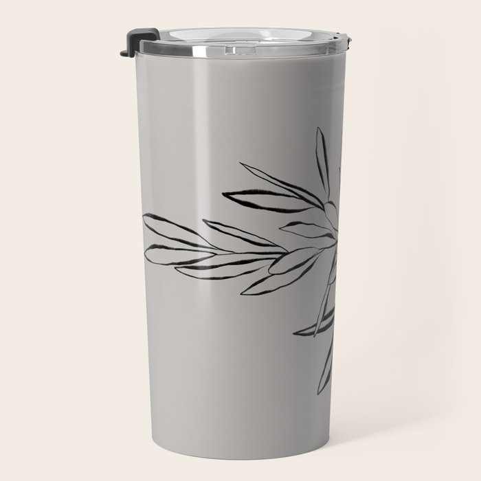 Elegant Olive Branch Travel Mug Gallery Image 3