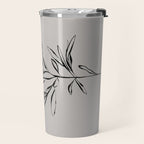 Elegant Olive Branch Travel Mug Gallery Image 2