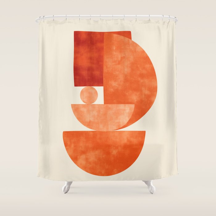 Desert Shapes II Shower Curtain Gallery Image 1