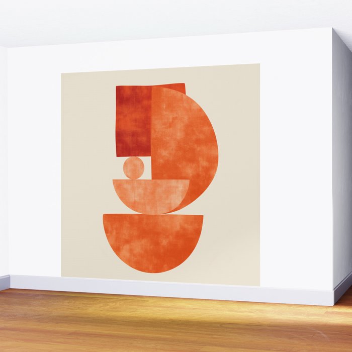 Desert Shapes II Wall Mural Gallery Image 2