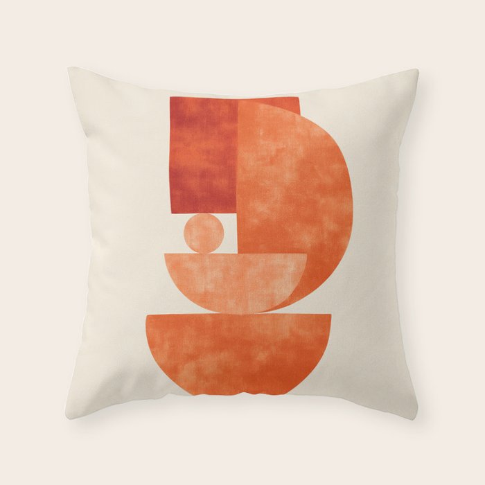 Desert Shapes II Throw Pillow Gallery Image 1