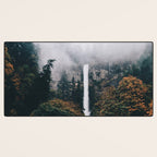 Multnomah Falls Desk Mat Gallery Image 3