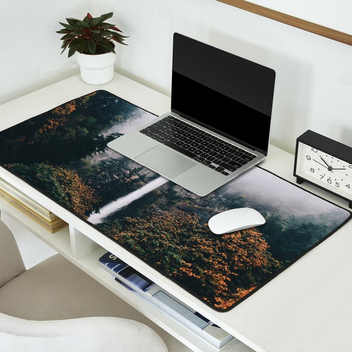 Multnomah Falls Desk Mat Gallery Image 2