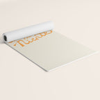 Il dolce far niente (The sweetness of doing nothing) - Orange Yoga Mat Gallery Image 2