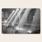 New York Grand Central Train Station Terminal Black and White Photography Print Cutting Board Gallery Image 1