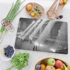New York Grand Central Train Station Terminal Black and White Photography Print Cutting Board Gallery Image 2