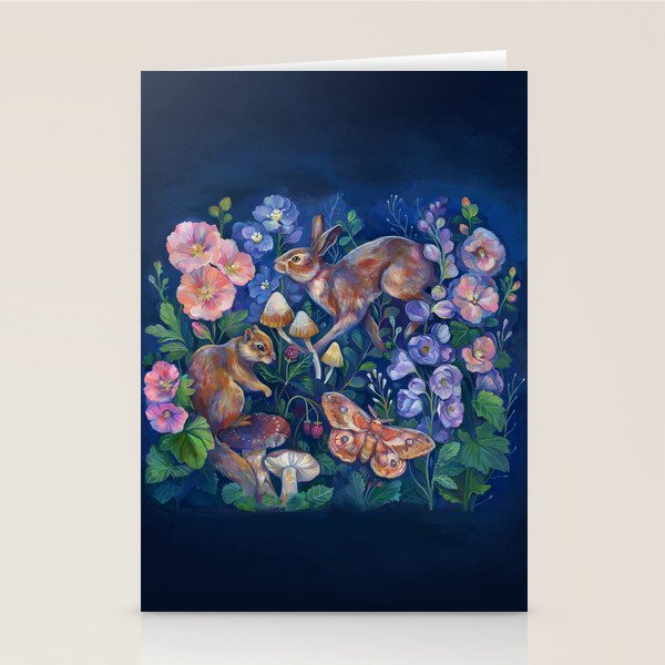 Spring Flower Garden Stationery Card Gallery Image 2