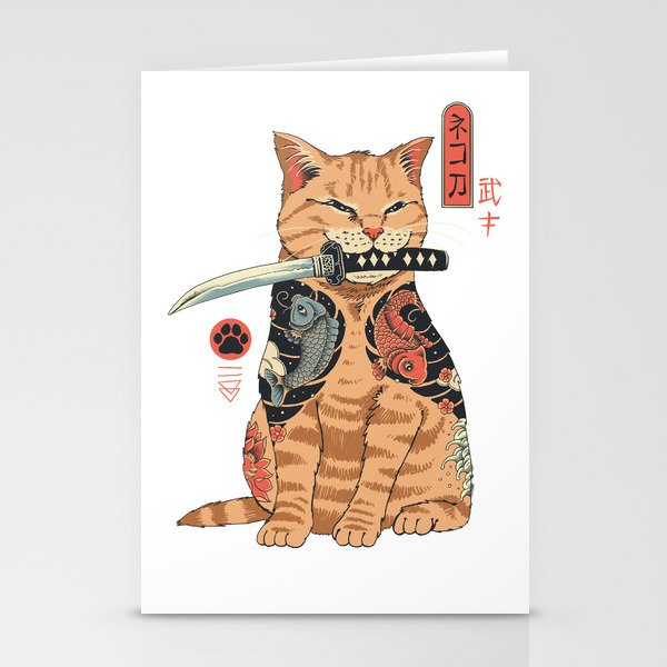 Catana White Stationery Card Gallery Image 1