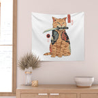 Catana White Wall Tapestry Gallery Image 2