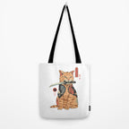 Catana White Tote Bag Gallery Image 2