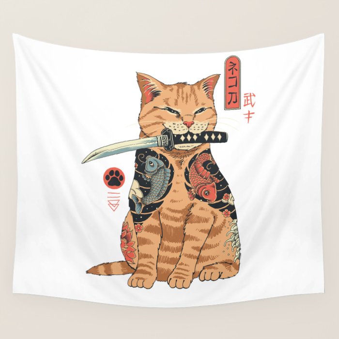 Catana White Wall Tapestry Gallery Image 4