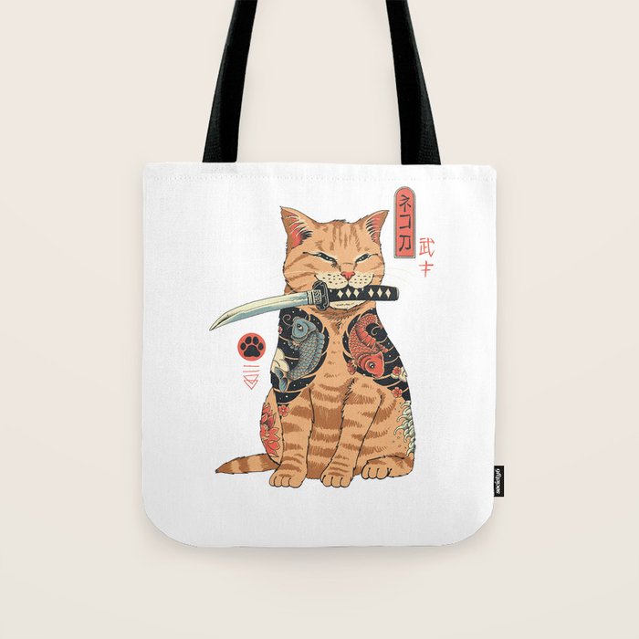Catana White Tote Bag Gallery Image 1