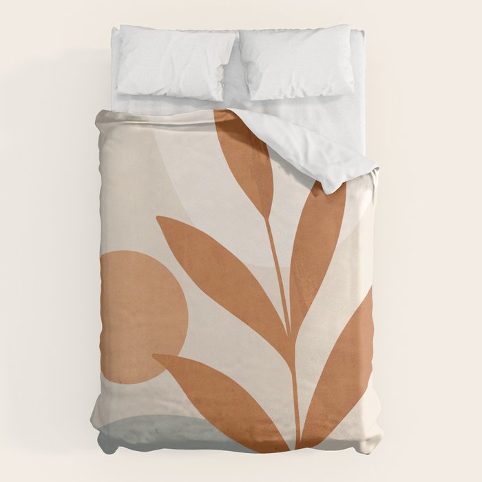 Abstract Minimal -Plant 10 Duvet Cover Gallery Image 1