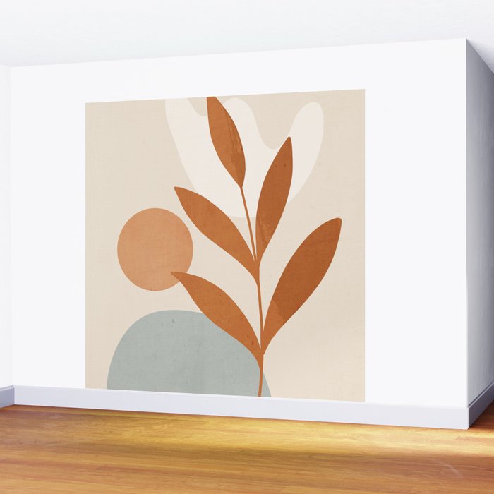 Abstract Minimal -Plant 10 Wall Mural Gallery Image 2