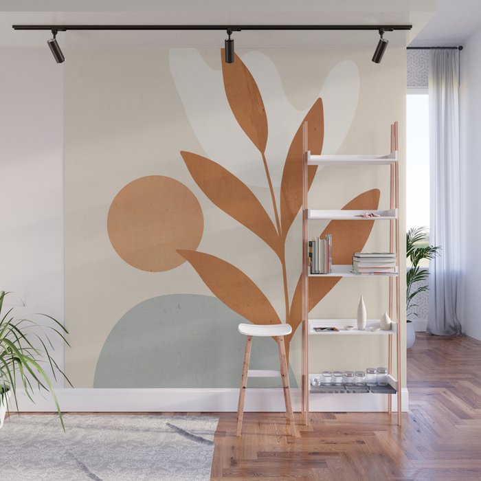 Abstract Minimal -Plant 10 Wall Mural Gallery Image 1