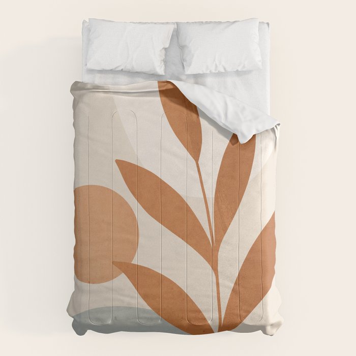 Abstract Minimal -Plant 10 Comforter Gallery Image 1