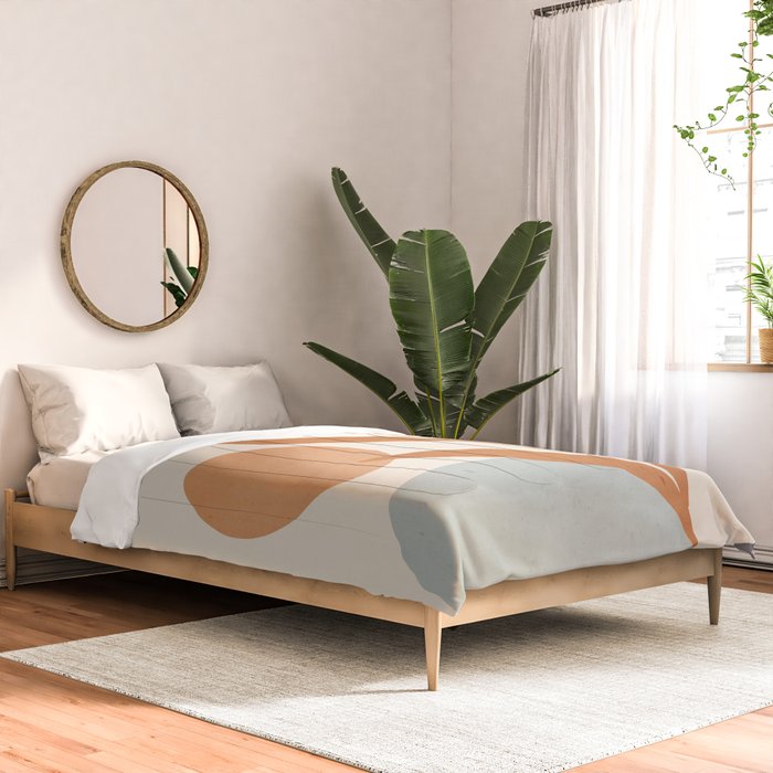 Abstract Minimal -Plant 10 Comforter Gallery Image 2
