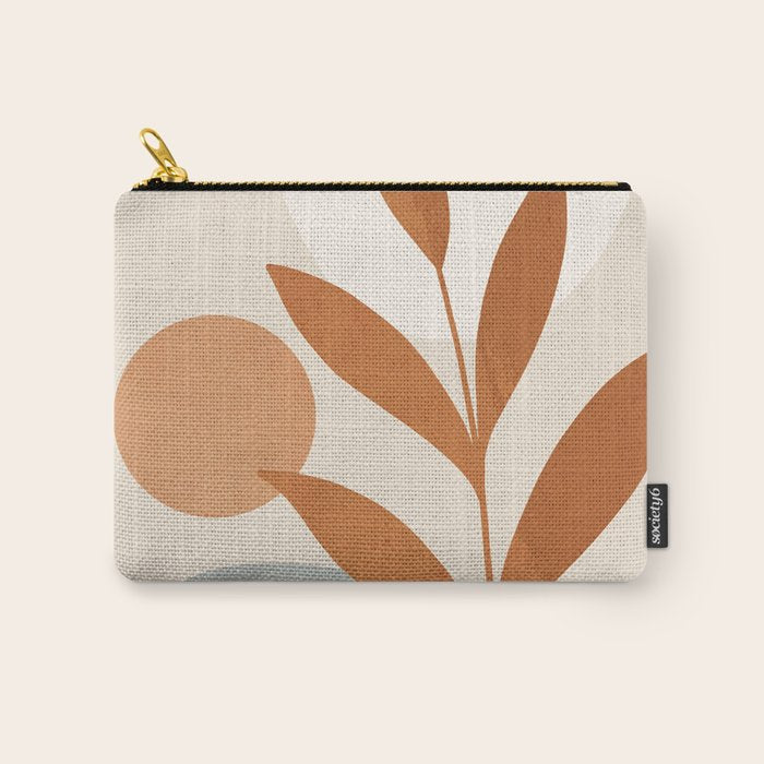 Abstract Minimal -Plant 10 Carry All Pouch Gallery Image 1