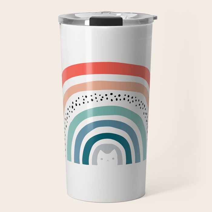 Cat Landscape 86 Travel Mug Gallery Image 1