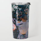 Carnation, Lily, Lily, Rose Travel Mug Gallery Image 2