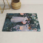 Carnation, Lily, Lily, Rose Rug Gallery Image 1