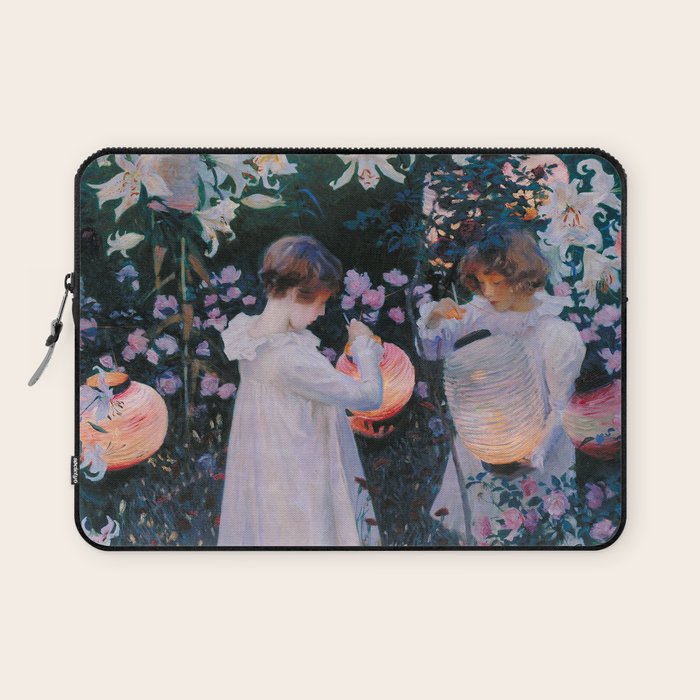 Carnation, Lily, Lily, Rose Laptop Sleeve Gallery Image 1