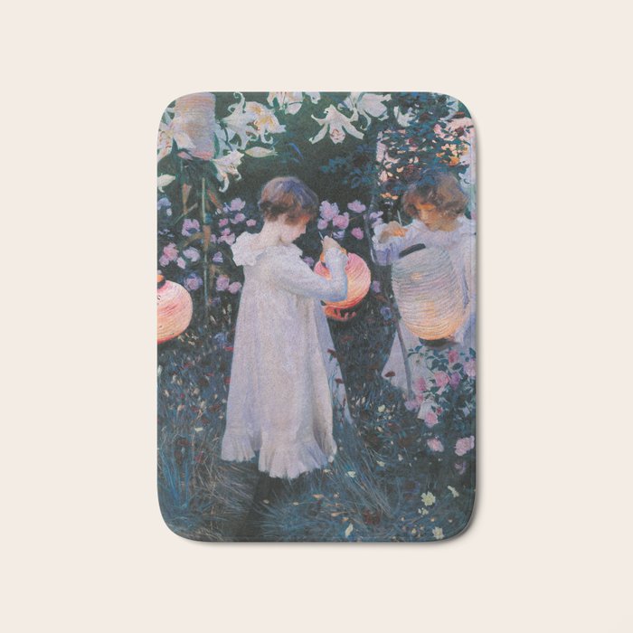 Carnation, Lily, Lily, Rose Bath Mat Gallery Image 1
