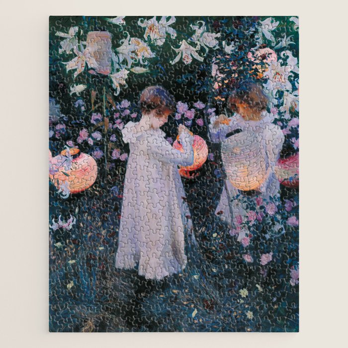 Carnation, Lily, Lily, Rose Jigsaw Puzzle Gallery Image 1