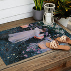 Carnation, Lily, Lily, Rose Outdoor Rug Gallery Image 2